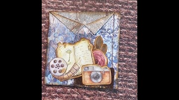 Cute pockets made from junk mail envelopes.