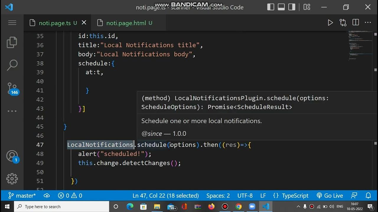 how to cancel the scheduled local notifications in ionic capacitor app ...