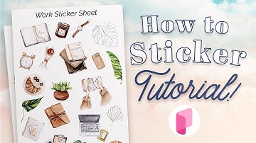How to make Sticker Sheets on Planify Pro - Commercial Use allowed