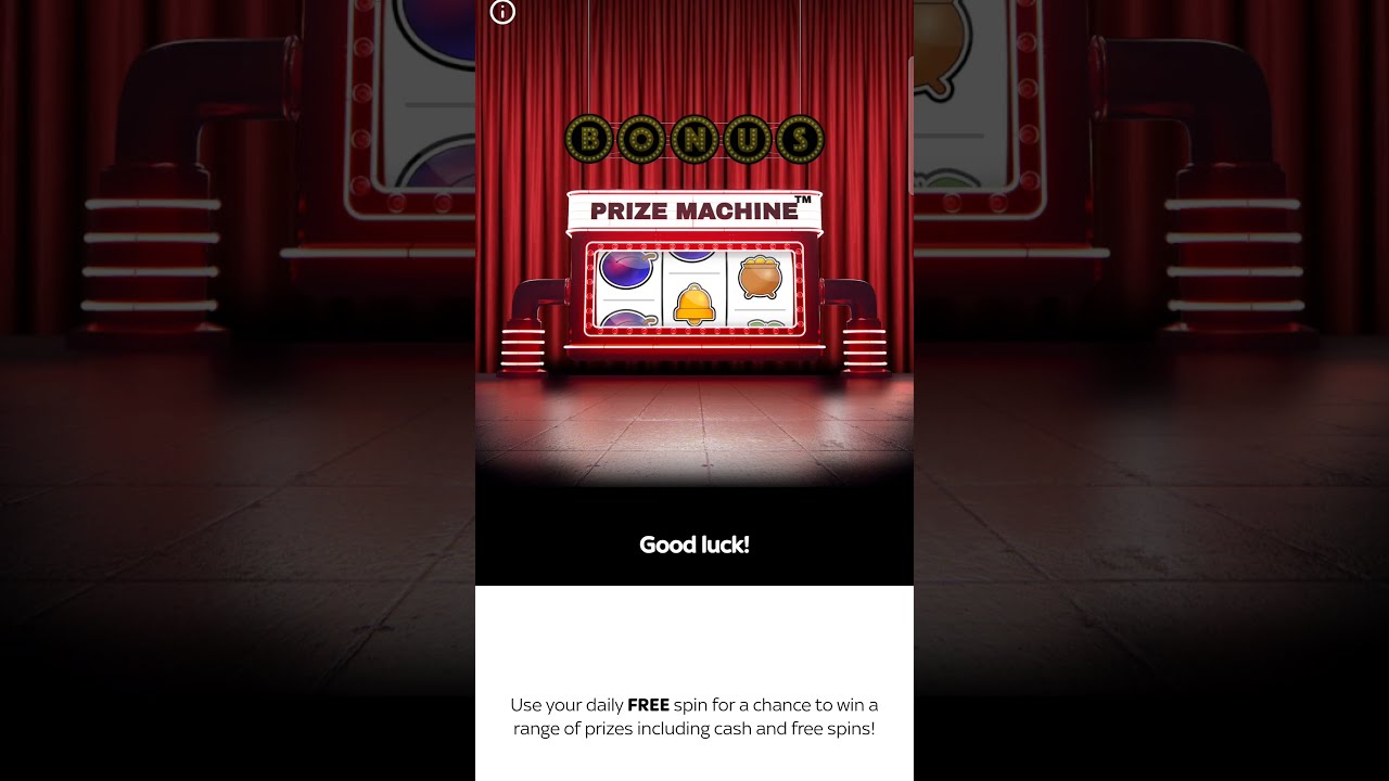 Daily bonus prize machine #skyvegas #slotland #jackpot #luck #gambleaware
