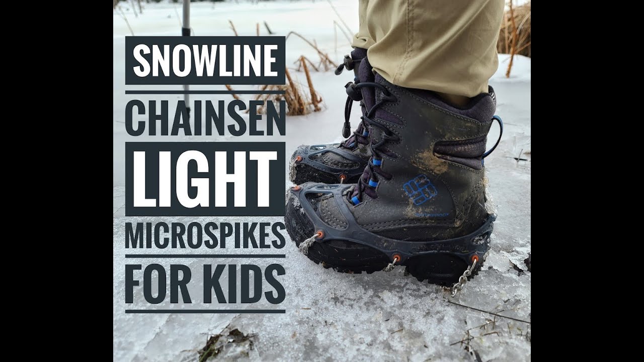bronze Arkitektur elleve Ice Traction for Kids Review of the Snowline Chainsen Light – Hiking Human