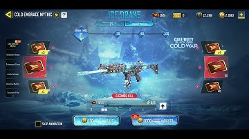 How many mythic cards CP to fully upgrade Krig 6 - Ice Drake CoD mobile CODM
