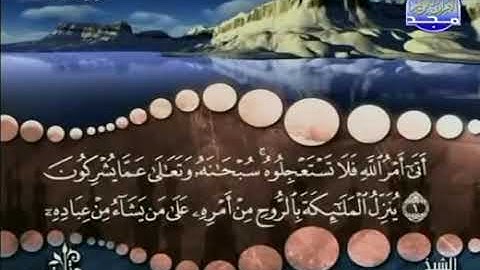 الشيخ محمد صديق المنشاوي - سورة النحل - المصحف المرتل