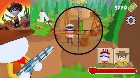 Western Sniper : Gameplay Walkthrough Part 6 - Wild West Fps || 3D Game (Ios, Android)