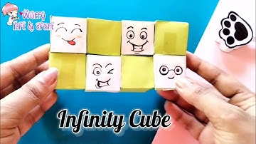 How to make An Infinity Cube | Viral Tik tok Fidget Toy | Infinity Cube Fidget Toy | Easy paper Toy