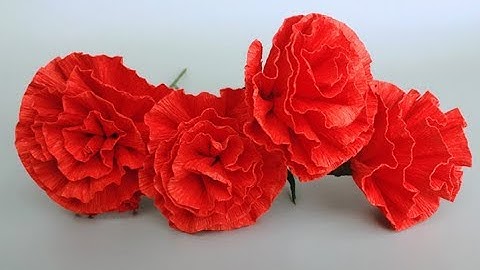 ABC TV | How To Make Paper Flower From Crepe Paper #3 - Easy Craft Tutorial