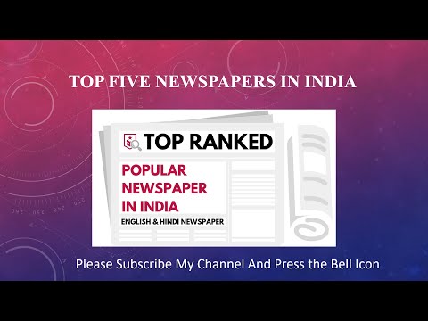 PowerPoint Slide Show   Top Five Newspapers IN INDIA 2022