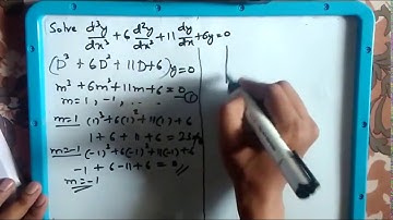 How to find general solution of differential equation for real and distinct roots