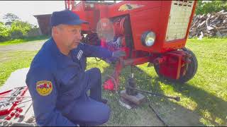 ремонт цапфы на тракторе Т-25