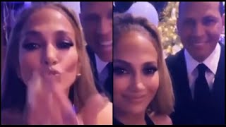 Happy New Year Jennifer Lopez And Alex Rodriguez Celebrate