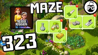 Getting close to finishing the Maze Area! 🏡 Merge Mansion - Gameplay Walkthrough |Part 323| screenshot 4