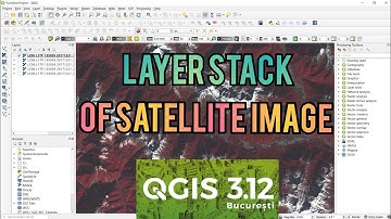 QGIS Tutorial- Layer Stack of Satellite Image || Layer Stack in QGIS