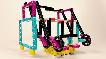 LEGO Walking Robot Using a Chebyshev Linkage Mechanism. #spikeprime