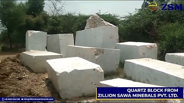 Quartz Stone Block | Zillion Sawa Minerals Pvt. Ltd.