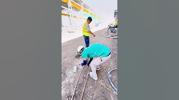 Hàn hoá nhiệt giữa cáp đồng và cọc tiếp địa