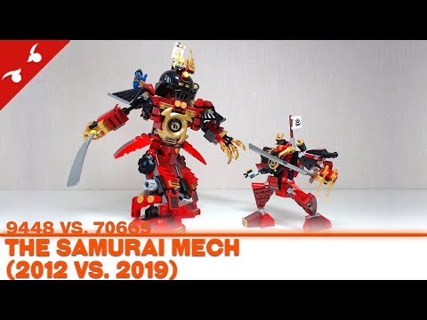 kolbe stof stenografi COMPARONS] LEGO Ninjago : The Samurai Mech (2012 Vs. 2019) [FR] - YouTube