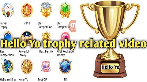 Hello Yo trophy related video  #Stay #Home #You #Safe #iam #Happy