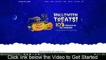 10% off Crypto Currency Cloud Mining Contracts at Hashflare Halloween Treat