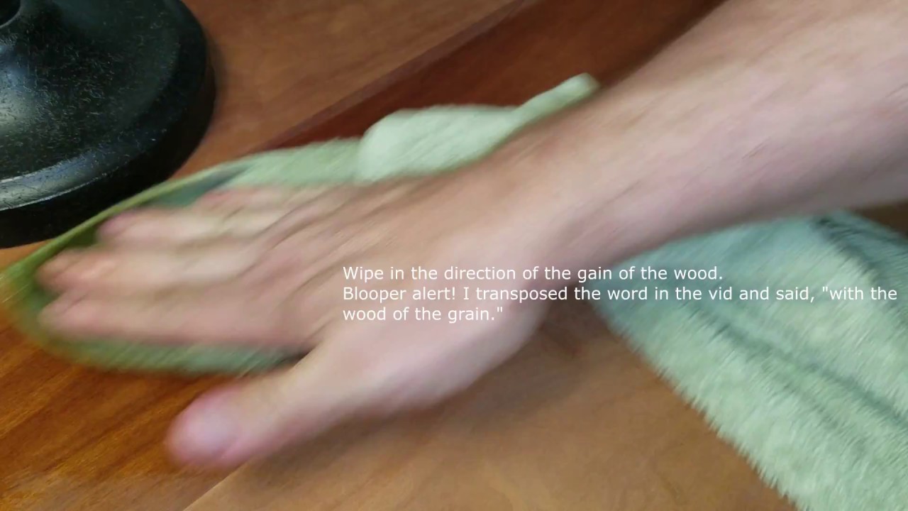 how-to-remove-water-stains-marks-or-rings-from-wood-furniture-youtube