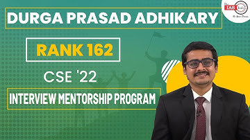 ||Durga Prasad Adhikary AIR 162 (UPSC