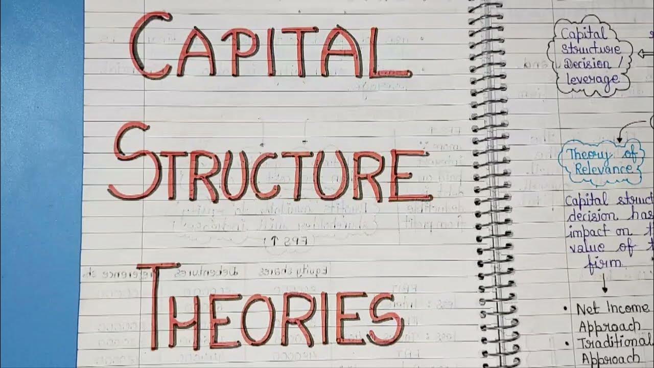 NET INCOME APPROACH (CAPITAL STRUCTURE THEORY) - YouTube