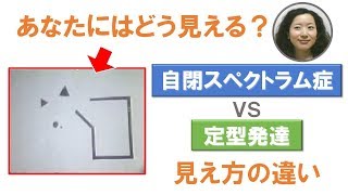 自閉スペクトラム症と定型発達の見え方の違いがわかる実験【※閲覧注意・概要欄または固定コメント参照】