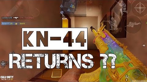 The KN-44 is finally one of the Top Tier Assault Rifles in CODM again !!