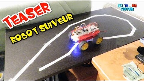 TEASER - ROBOT SUIVEUR DE LIGNE sans Arduino ! ROBOTIQUE