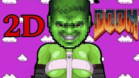 He Made Doom on a 2d engine...