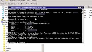 SAP HANA Academy   SAP Cloud Platform  Virtual Machines   Create SAP HCP VM & Open SSH Tunnel