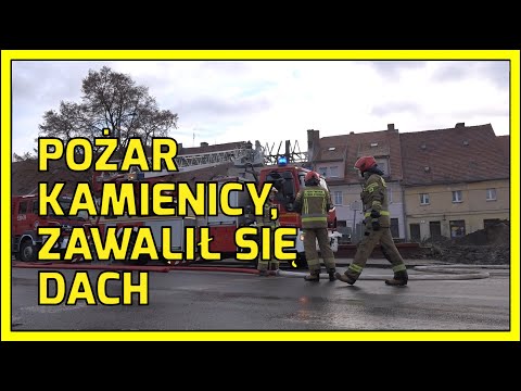 PRZEMKÓW. Pożar kamienicy,