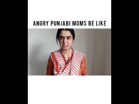 Angry Desi Punjabi Moms be like! #desimom #punjabi #indianmother #comedy