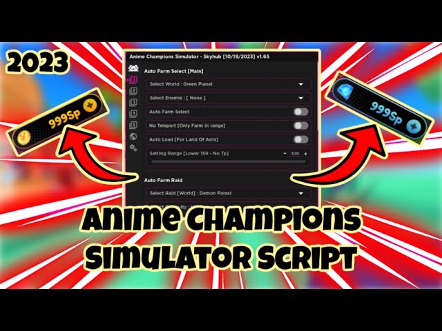 Anime Champions Simulator Codes for Halloween in December 2023