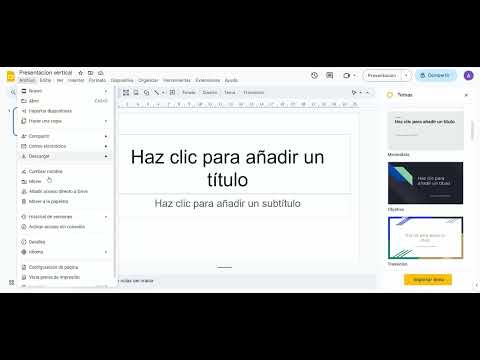 Presentación Vertical en Google Slides: Cómo Destacar con un Formato Único