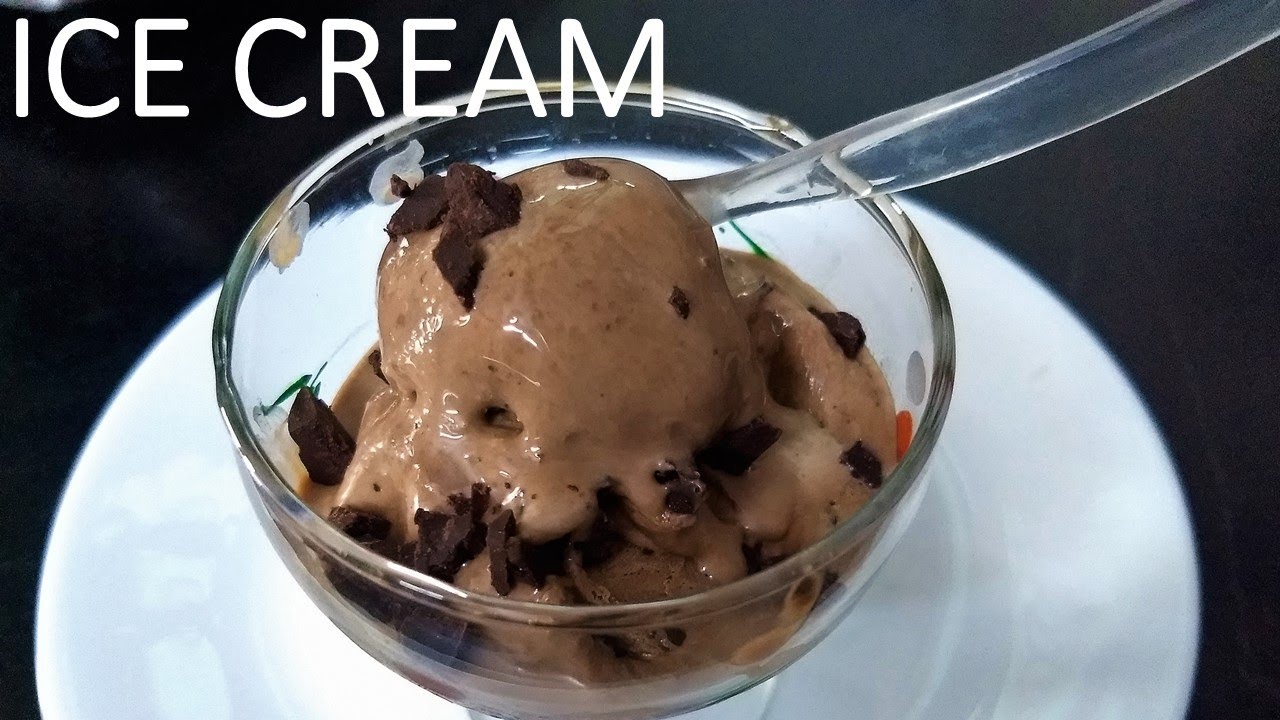 चॉकलेट आइसक्रीम रेसिपी Homemade chocolate ice cream recipe Hindi