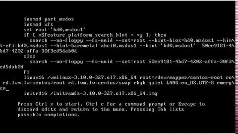 How to boot in to Emergency Mode on Red Hat RHEL or CentOS