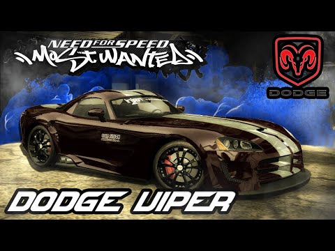 NFS Most Wanted Dodge Viper SRT10 TUNING SOUND