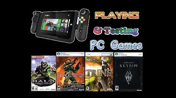 Linx Vision 8 Gaming Tablet Playing  & Testing PC Games (Part 2)