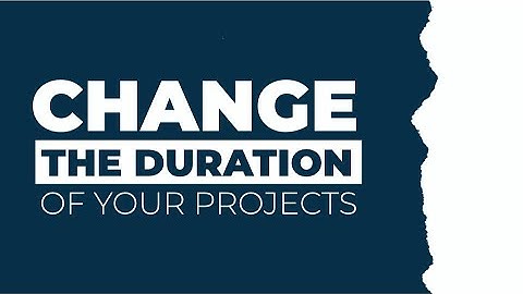 How to Change Project Duration in Apple Motion 5