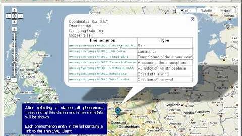 Browser-based Sensor Web Clients