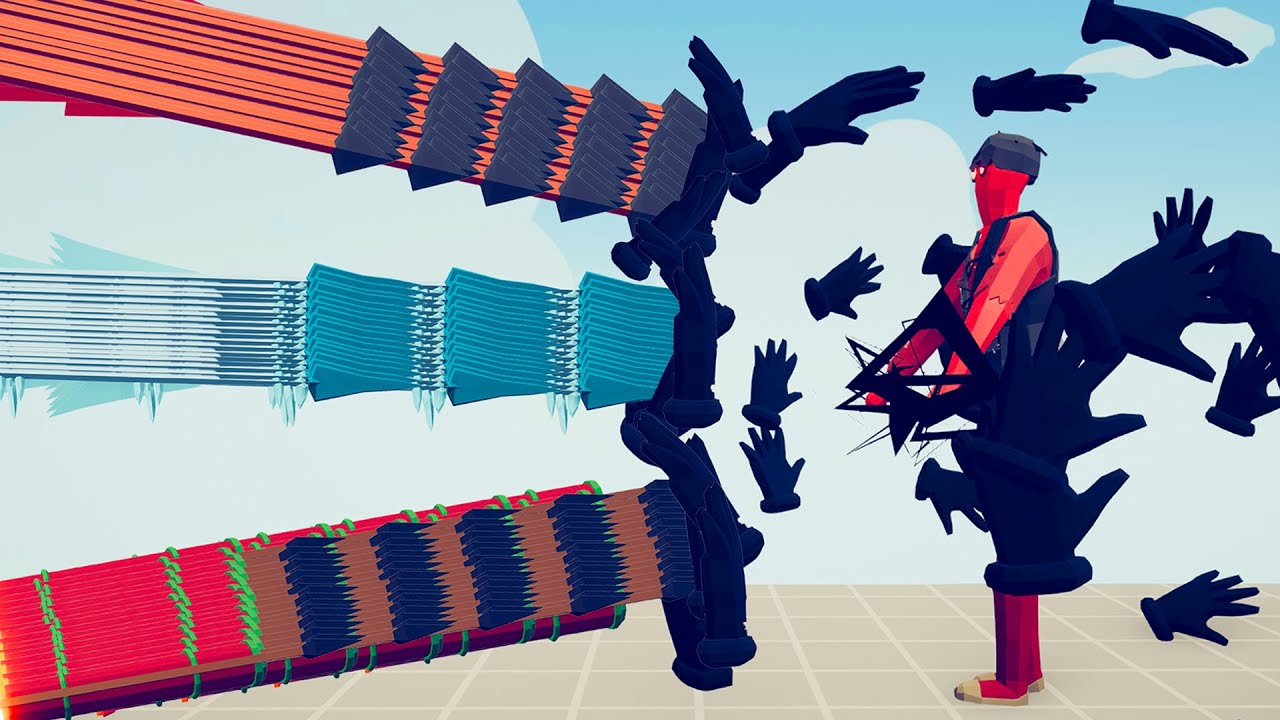 DARK PEASANT Vs SUPER SPEED RANGED UNITS TABS Totally Accurate Battle Simulator