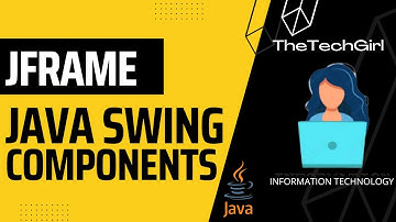 How to make a JFrame | Java Swing Components | GUI in Java