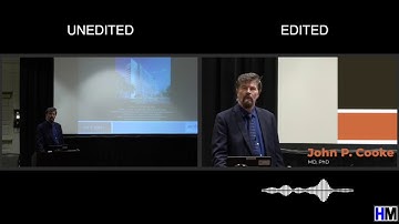 Side by Side Comparison of Unedited vs. Edited Video Presentation
