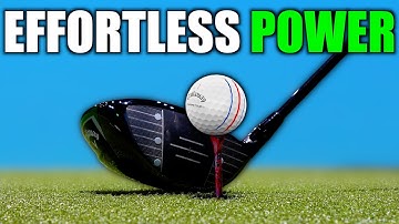 How to Create Effortless Power in your Golf Swing (Simple Golf Tip)