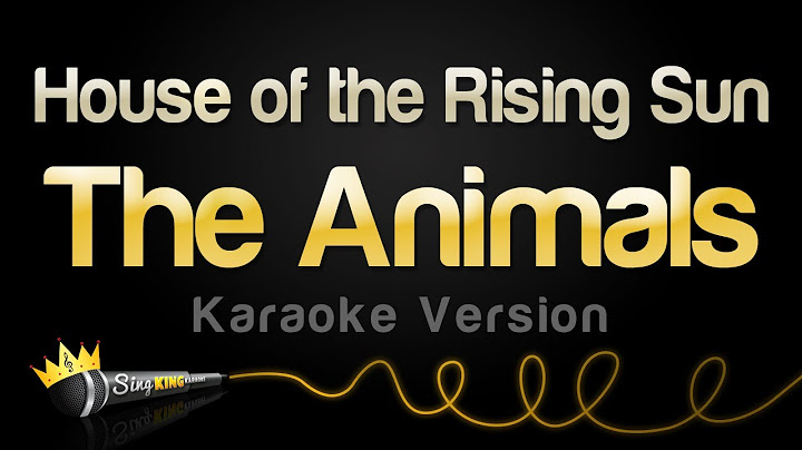 House of the Rising Sun Karaoke version - Karaoke performance video thumbnail