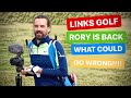 RORY IS BACK ON THE GOLF COURSE