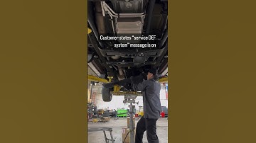 If you have a ‘Service DEF’ on this could be one of your issues👨‍🔧 #automotivetechnician #diesel ￼