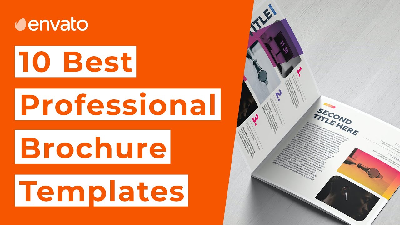 แผ่นพับ template free  New  10 Best Professional Brochure Templates [2020]