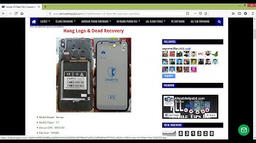 Invens V5 Flash File | Customer Care Firmware 2nd MT6580 6.0 Hang Logo & Dead Recovery Firmware File