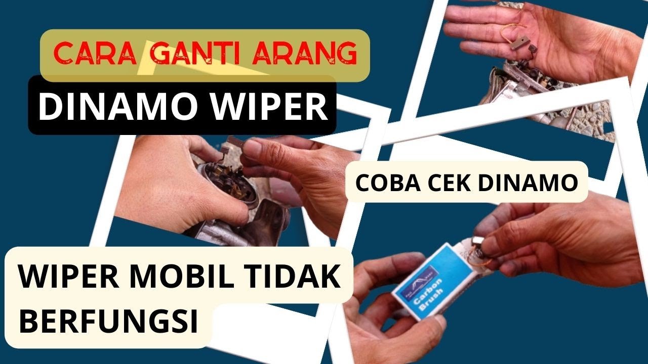 WIPER TIDAK BERFUNGSI, COBA GANTI ARANG DINAMONYA wiper servicewiper